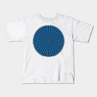 Reaction Diffusion Ornament (Blue) Kids T-Shirt